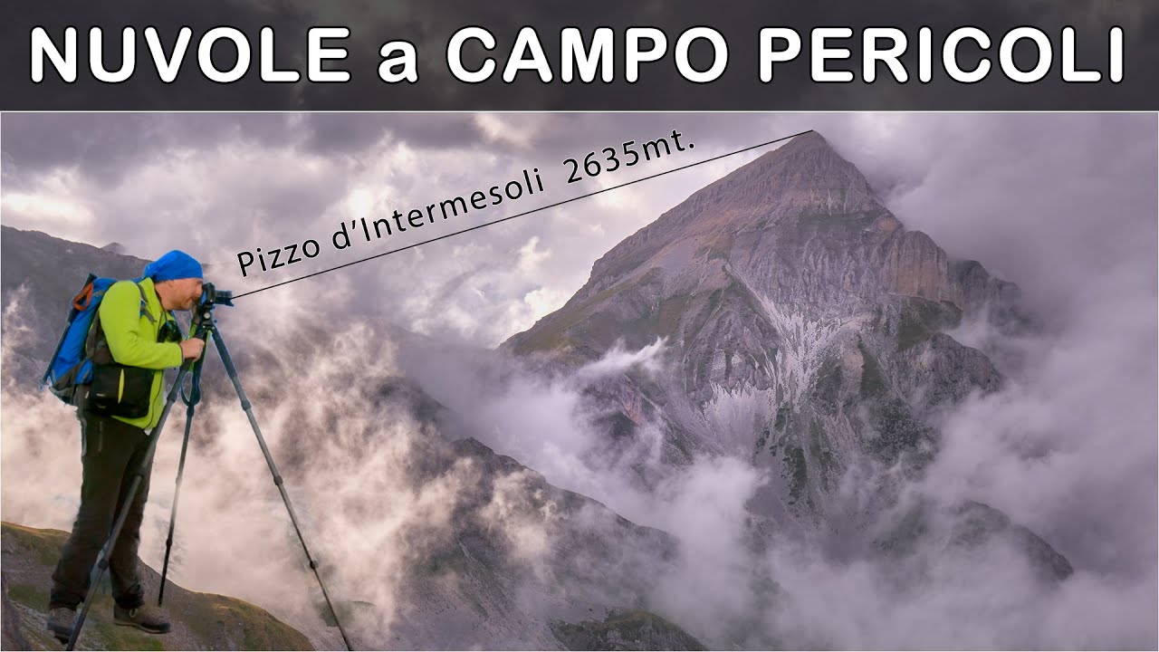 GRAN SASSO: nuvolaglia e forte vento mi spingono a Campo Pericoli e raggiungo il Rifugio Garibaldi