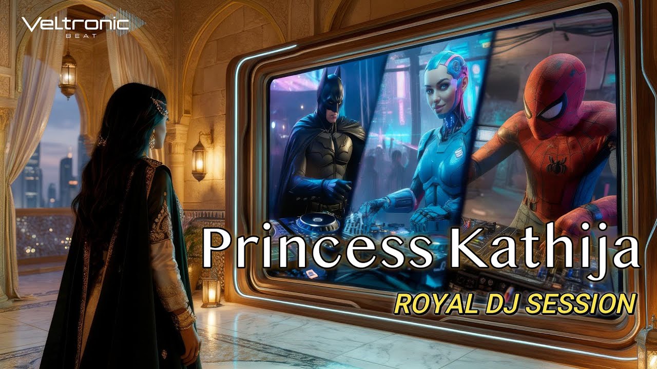 Princess Kathija’s Royal DJ Session | Batman, Aura-7 & Spider-Man | Arabic Techno & Techno