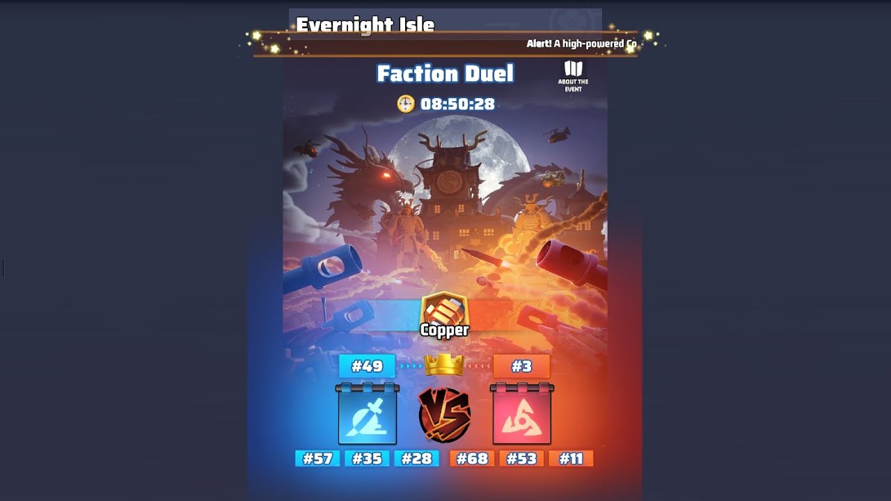 Faction Duel Season 4 in Last War (Server 3, 11, 53, 68 vs Server 49, 28, 35, 57)