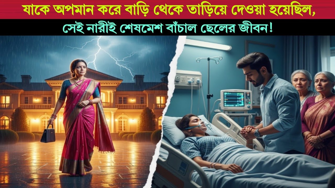 অপমানিত হয়ে ঘর ছেড়েছিল যে নারী… ভাগ্যের খেলায় সেই নারীই হয়ে উঠল ছেলের জীবনদাতা। moral story