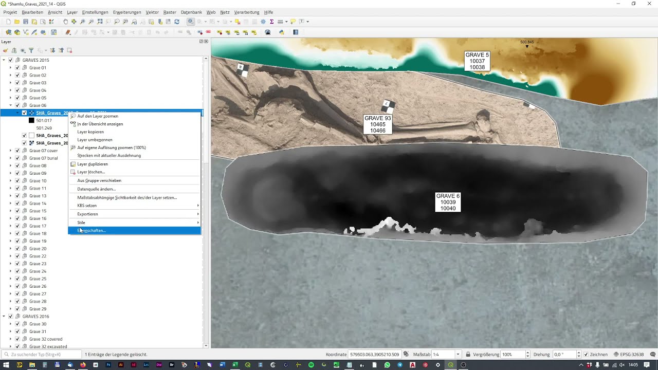 QGIS | Crop DEM and add Elevations / Z-values by points