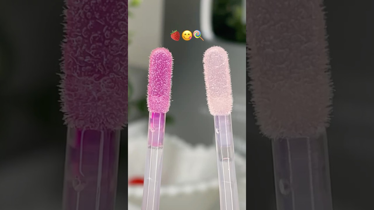 🍓✨🍭Sweet and Shiny: The Ultimate Lip Gloss Guide #candyglaze #lipgloss #makeup #glossylips #asmr