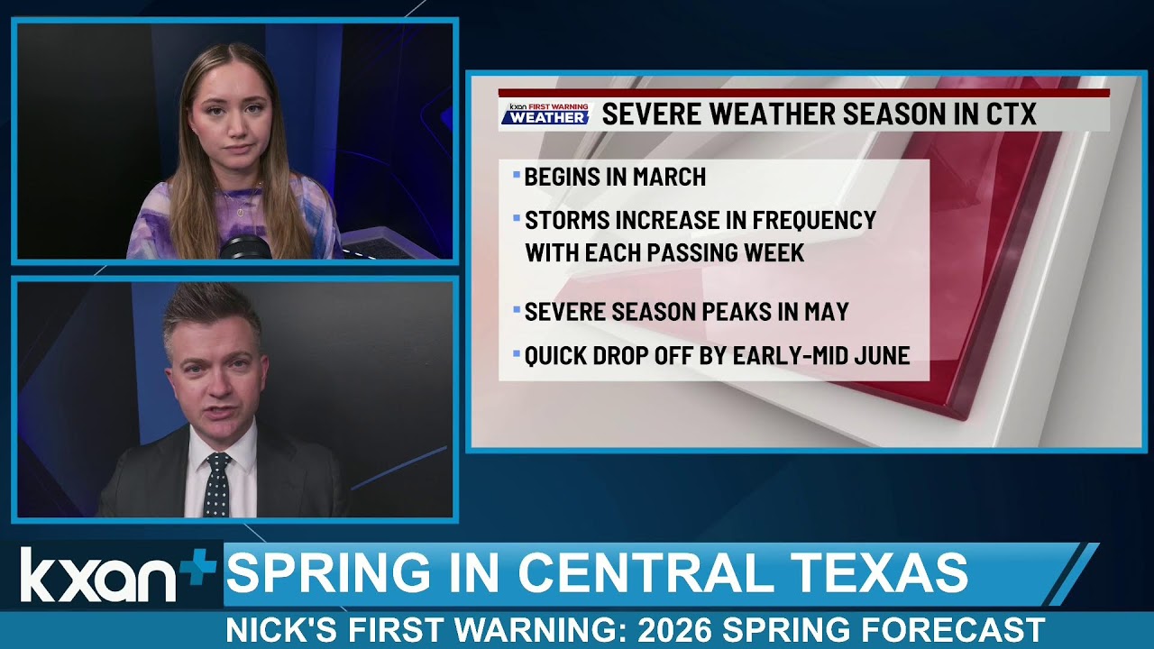 Central Texas' spring 2026 forecast | Nick's First Warning