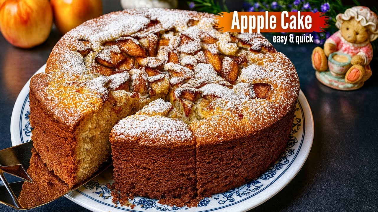 Japanese Apple Cake in 5 minutes easy & cheap  Friday Cake