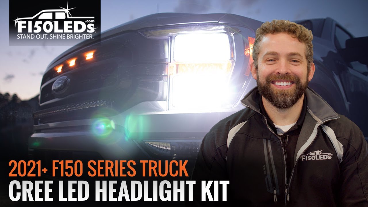 2021+ F150 LED HEADLIGHT CREE MKV F150LEDS.COM OVERVIEW & INSTALL