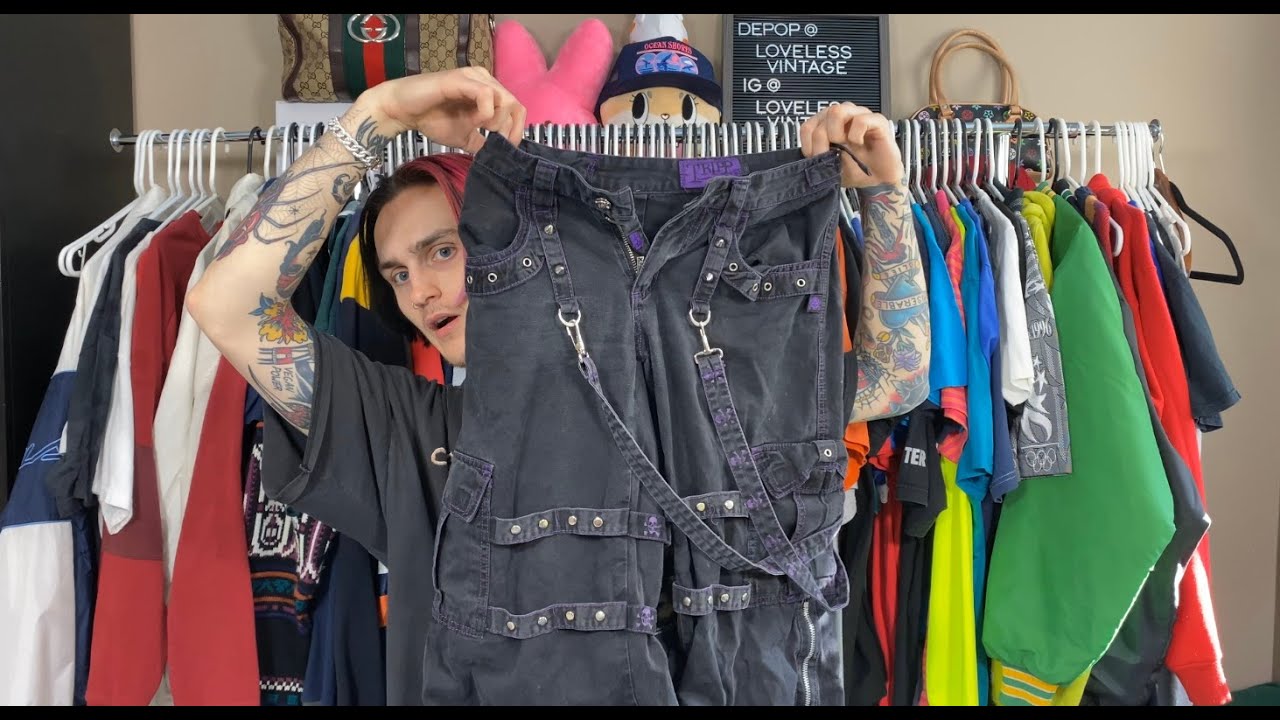 VINTAGE GOTH FINDS! 🦇⛓️ TRIP TO THE BINS #4 🖤
