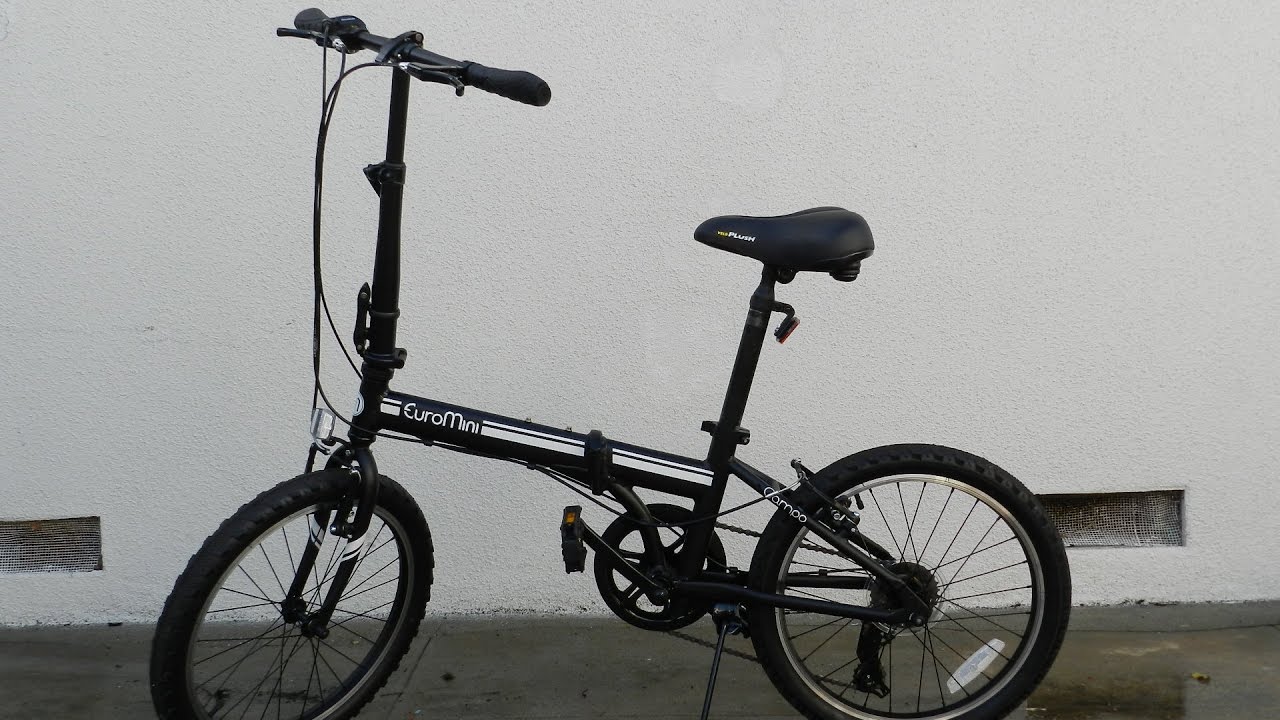 EuroMini Zizzo CAMPO 20” Folding Bike Unboxing Assembly and First Ride REVIEW
