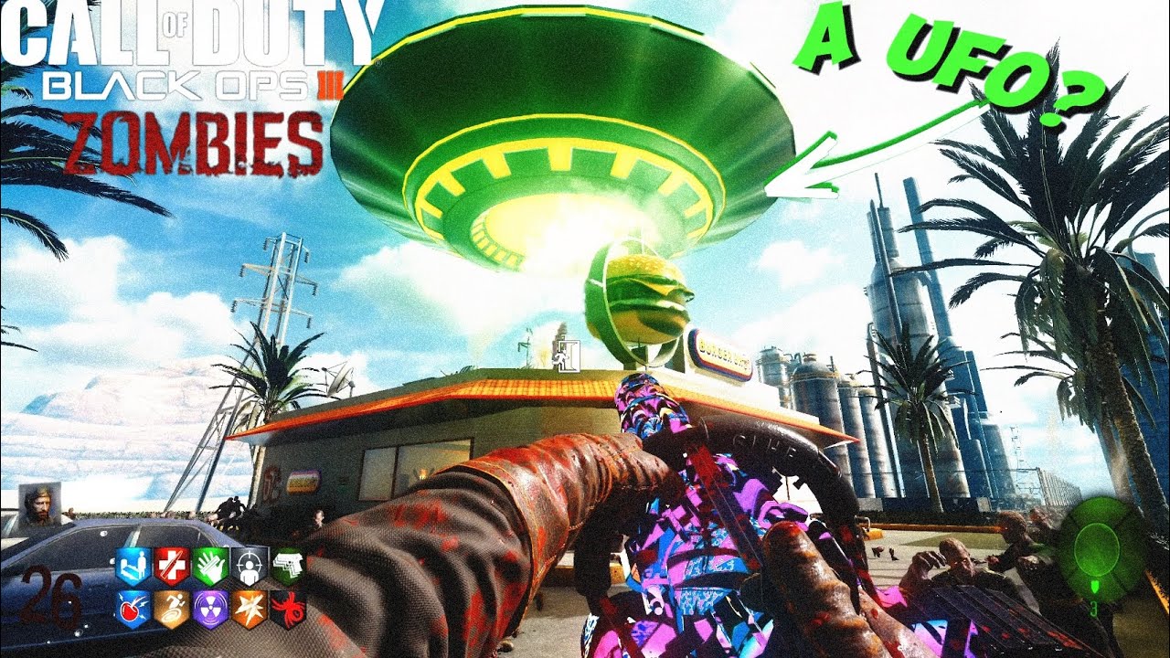 BO3 Zombies Burger Shot | Well that’s one way to escape zombies…