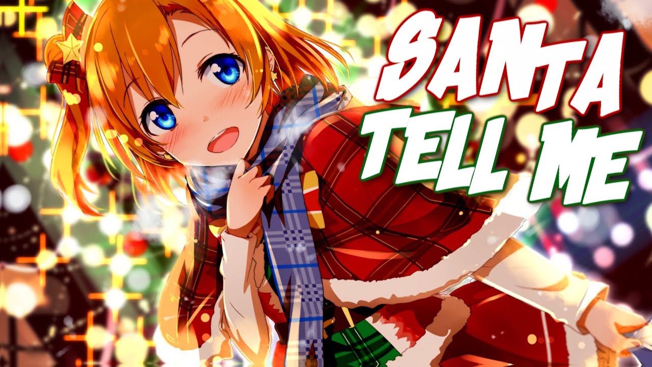 Nightcore - Santa Tell Me (Lyrics)