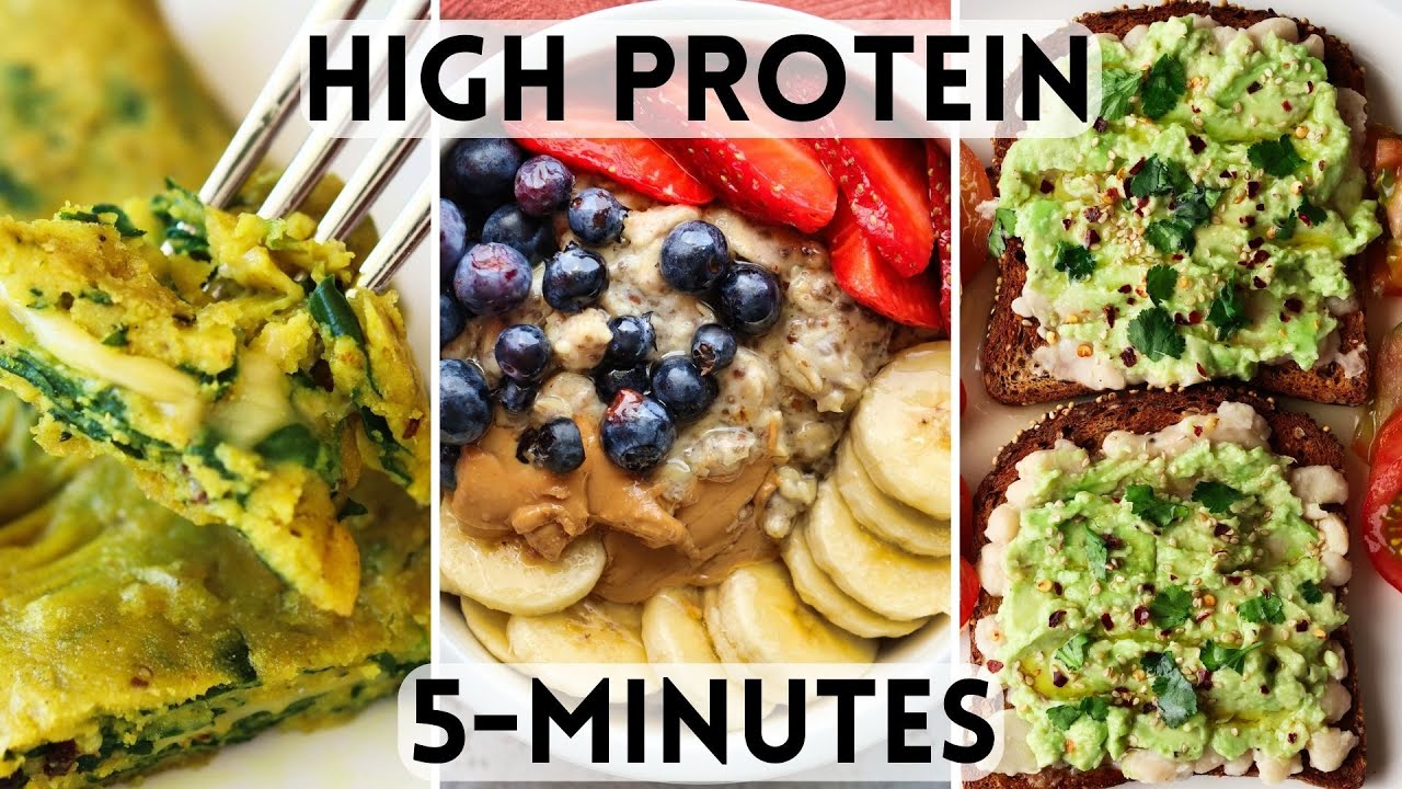 QUICK high protein breakfasts (vegan) ~ I make these ALL the time!