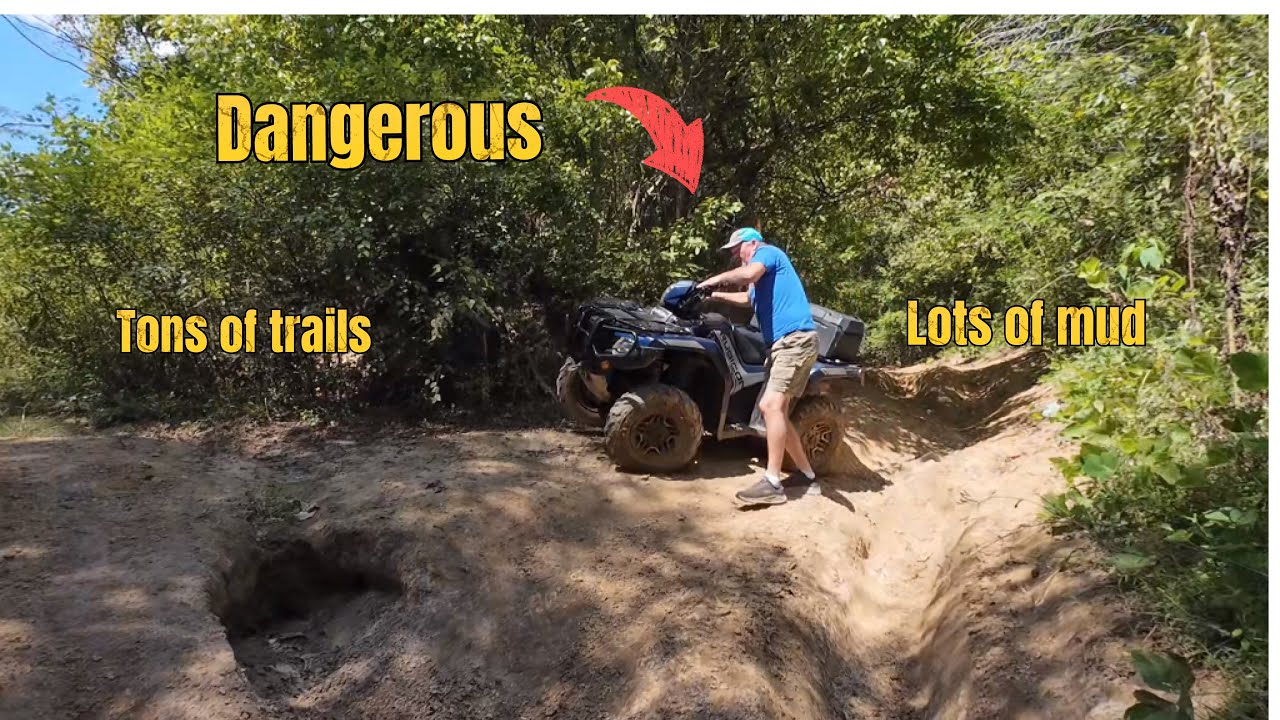 Riding the best trails at Sardis Lake Mississippi 