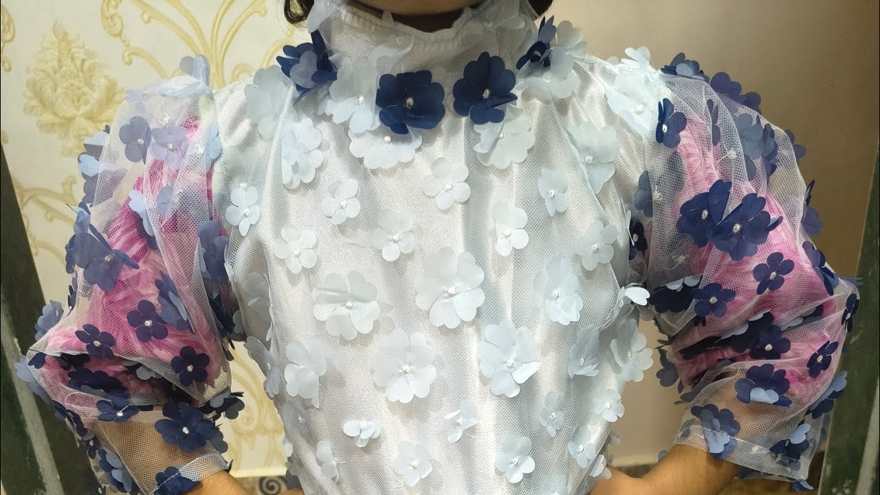 6yrs old girl #gown making#in shorts