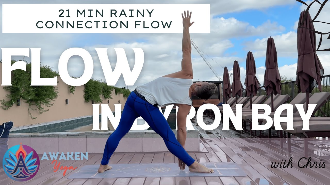 21 Min Gentle Morning Flow | Awaken Yoga Rooftop Session in Byron Bay