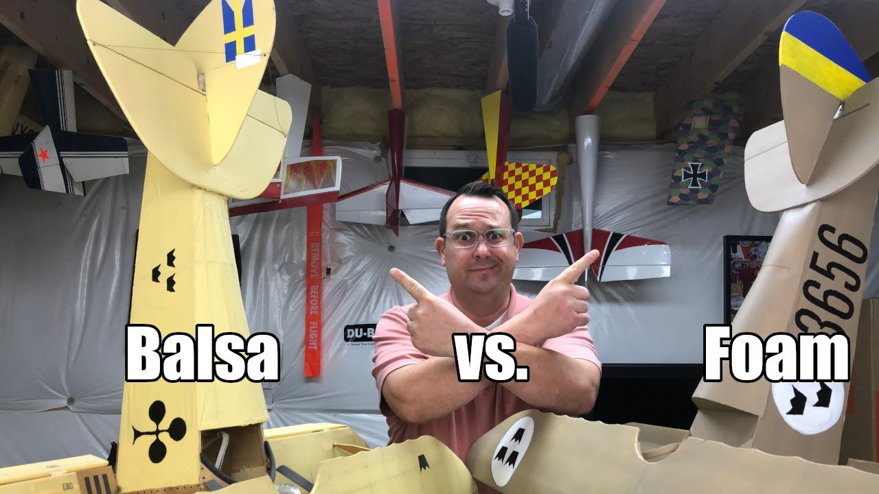 Balsa Plans to Foam Board Airplane EP05