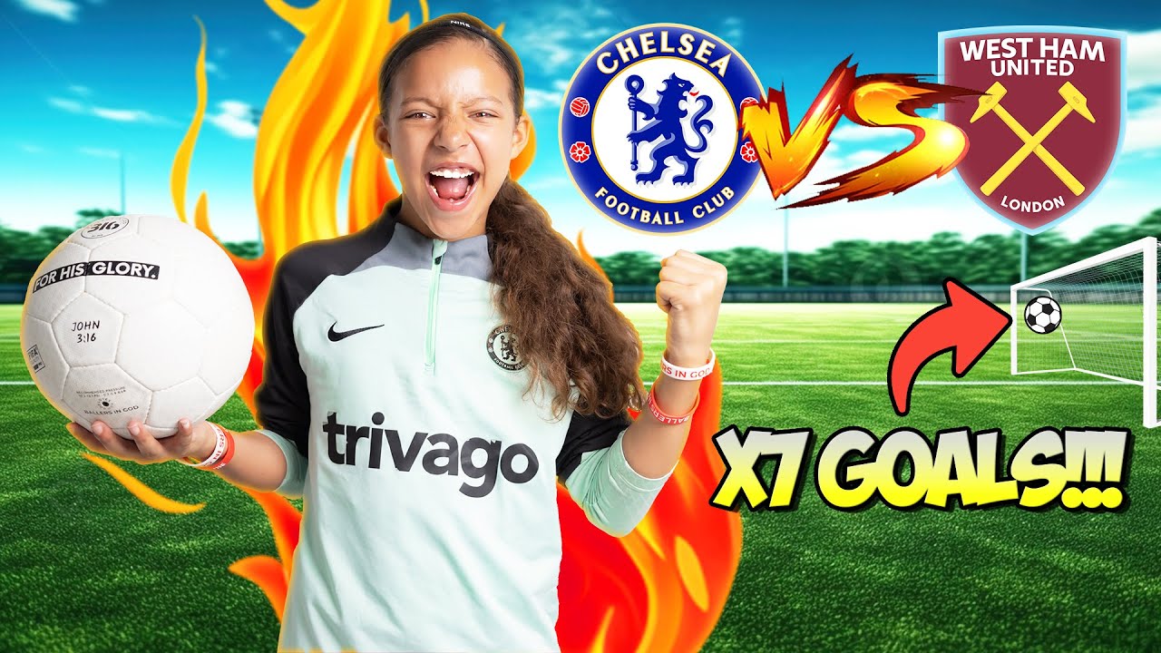 OMG!!! HALLE SCORED *7 GOALS* FOR CHELSEA F.C VS WEST HAM UNITED!!!
