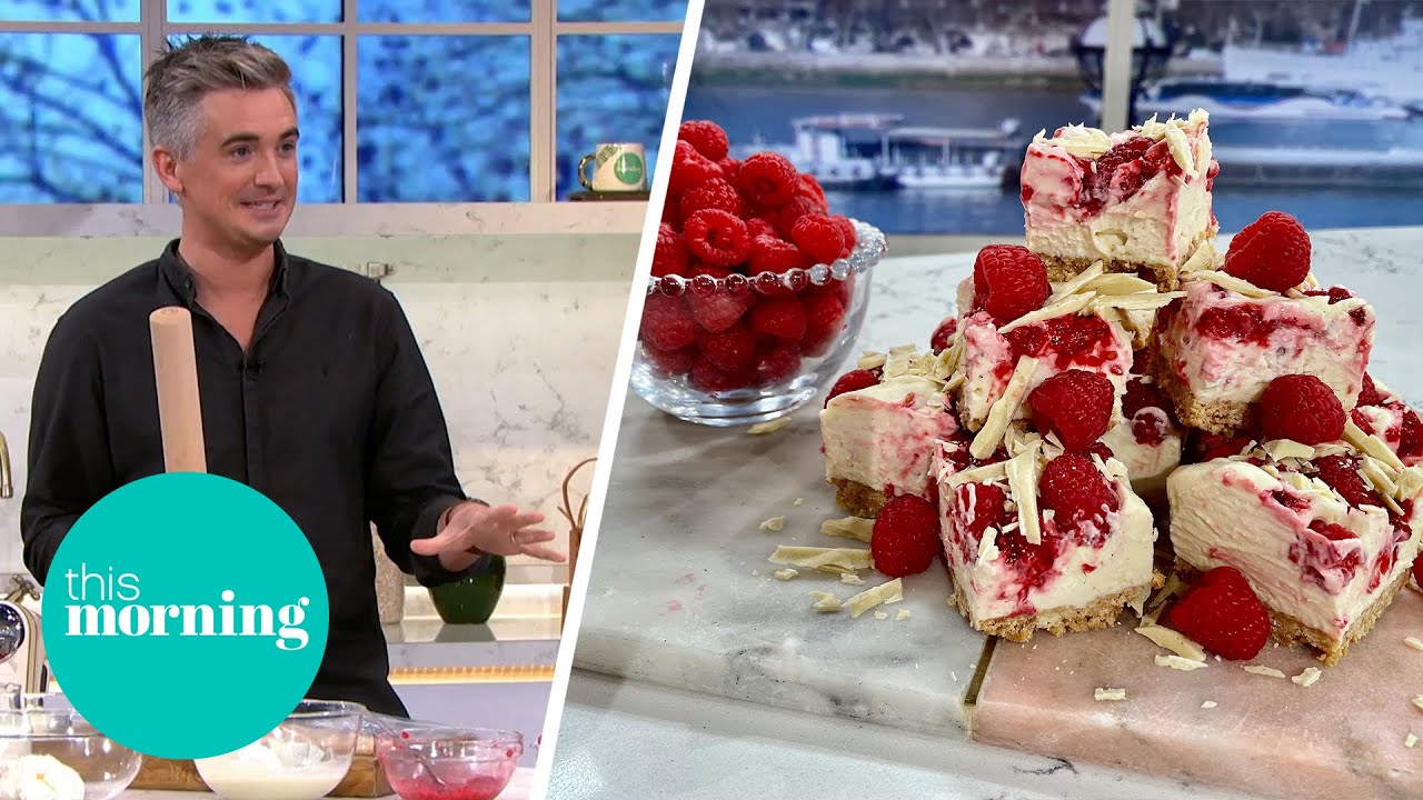 Donal's Delicious Raspberry and White Chocolate Cheesecake Bites | This Morning