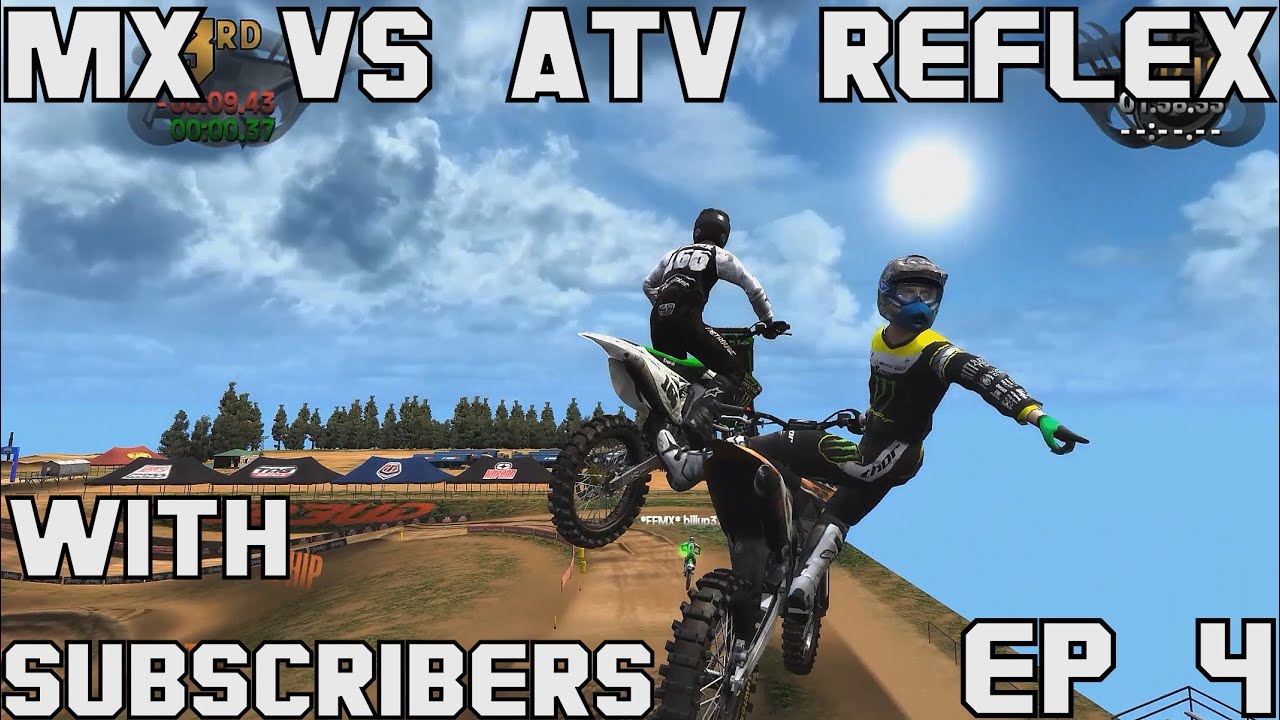 MX VS ATV Reflex Crazy battle with AHeckman2 at redbud, with subscribers, Redrider197 & BennyZ