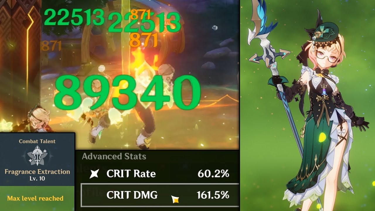 This is How Much Damage Crowned Emilie Skill with F2P Build | Emilie Showcase | Genshin Impact