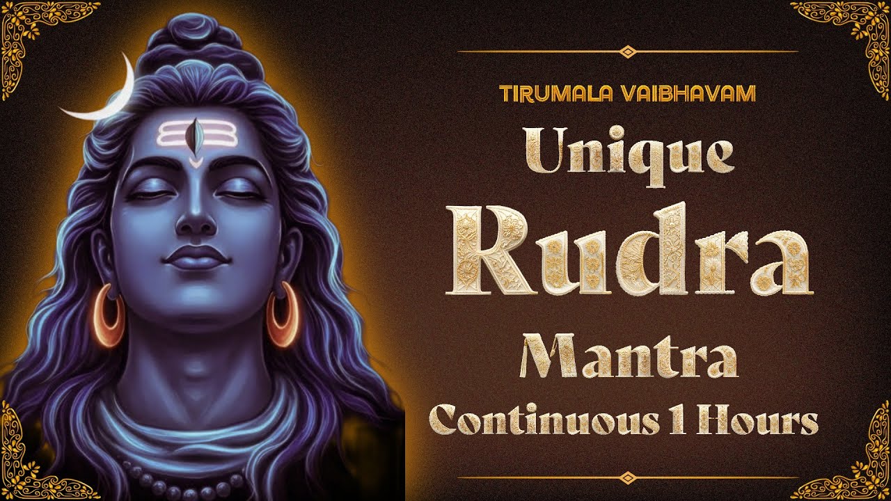 Powerful Unique Rudra Shiva Mantra 1 Hour | Powerful Rudra Chant | Deep Meditation & Inner Peace