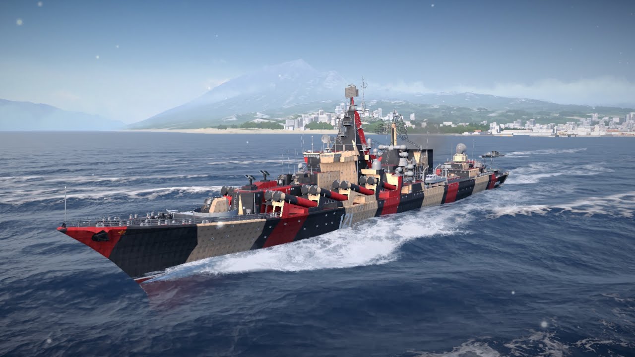 WARSHIP MOBILE 2 :RF Moskva, slow but full of weapons, newbie best cruiser