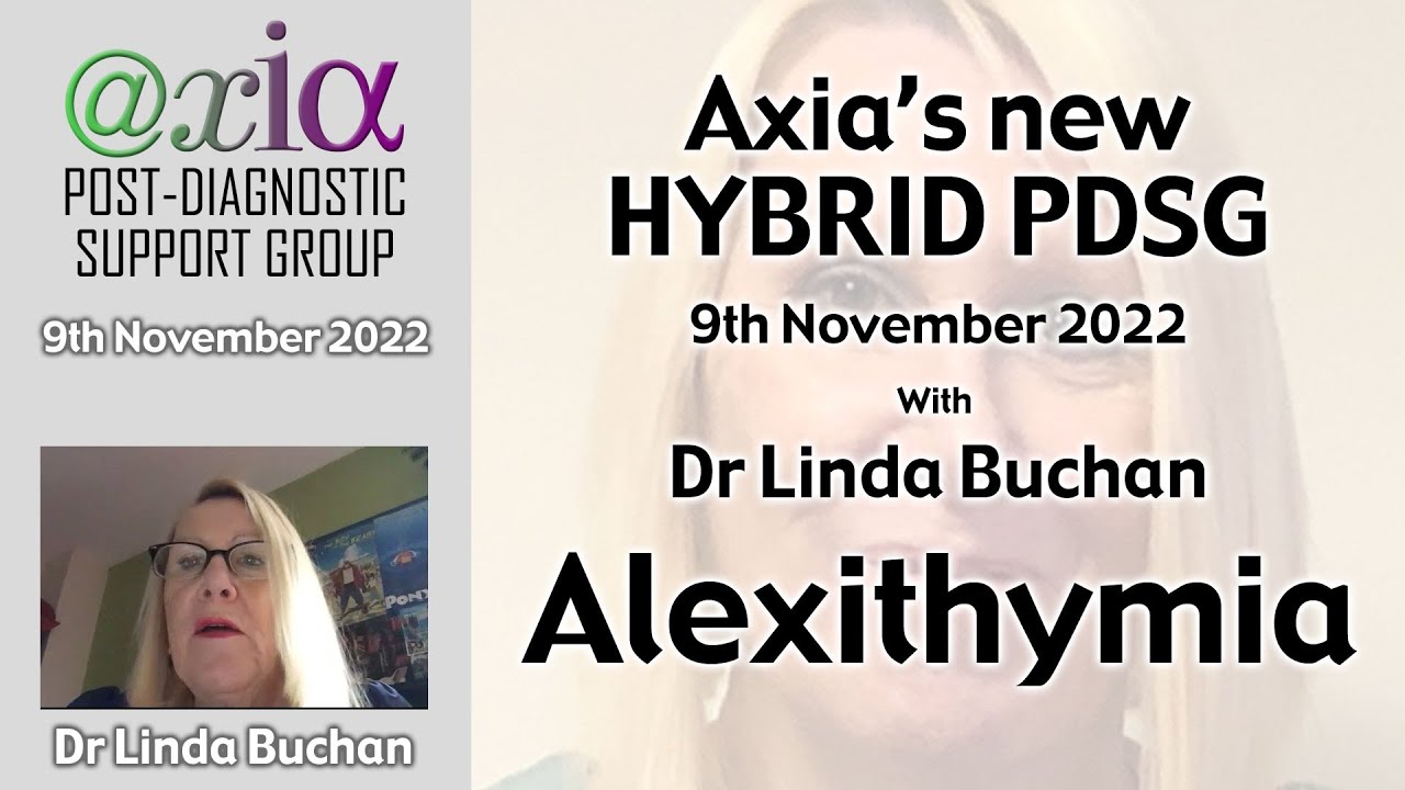 Axia PDSG, Dr Buchan's Presentation on Alexithymia - Nov 2022