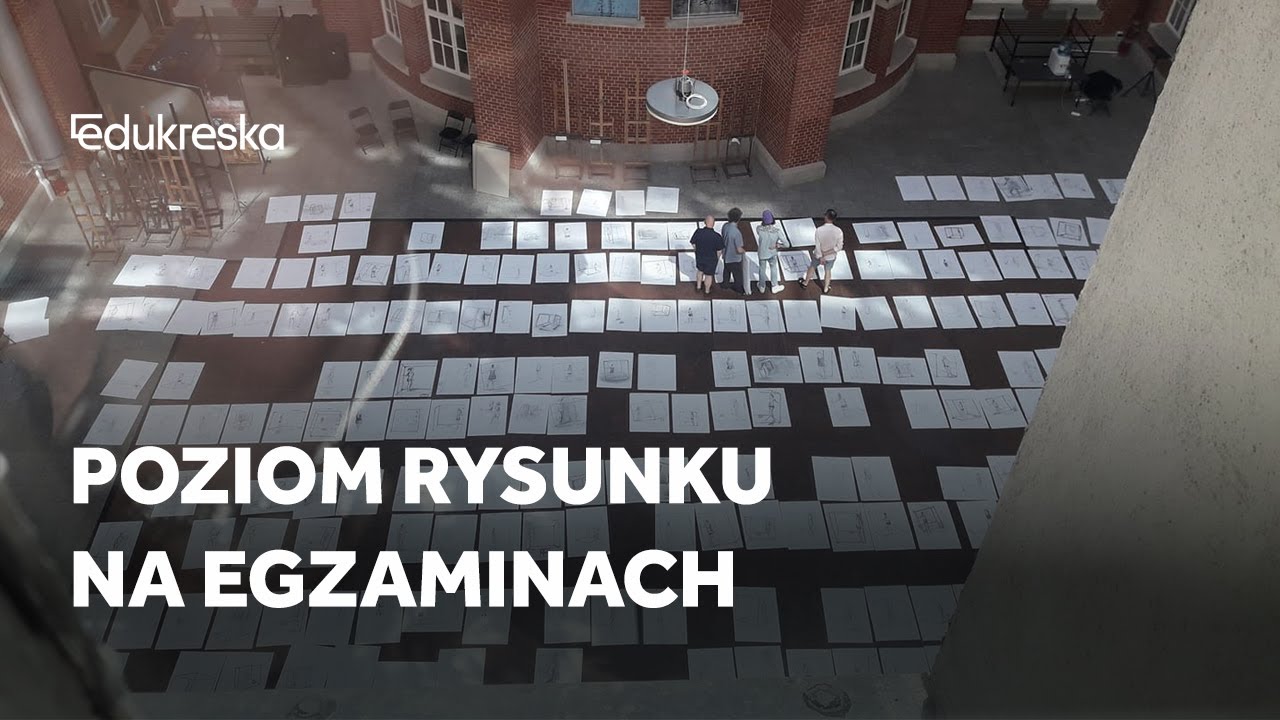 Poziom rysunku na egzaminach na architekturę w Gdańsku.