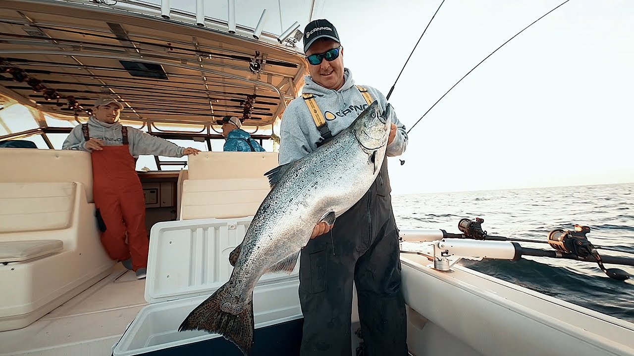 Optimum Trolling Efficiency for Salmon with Cannon Downriggers