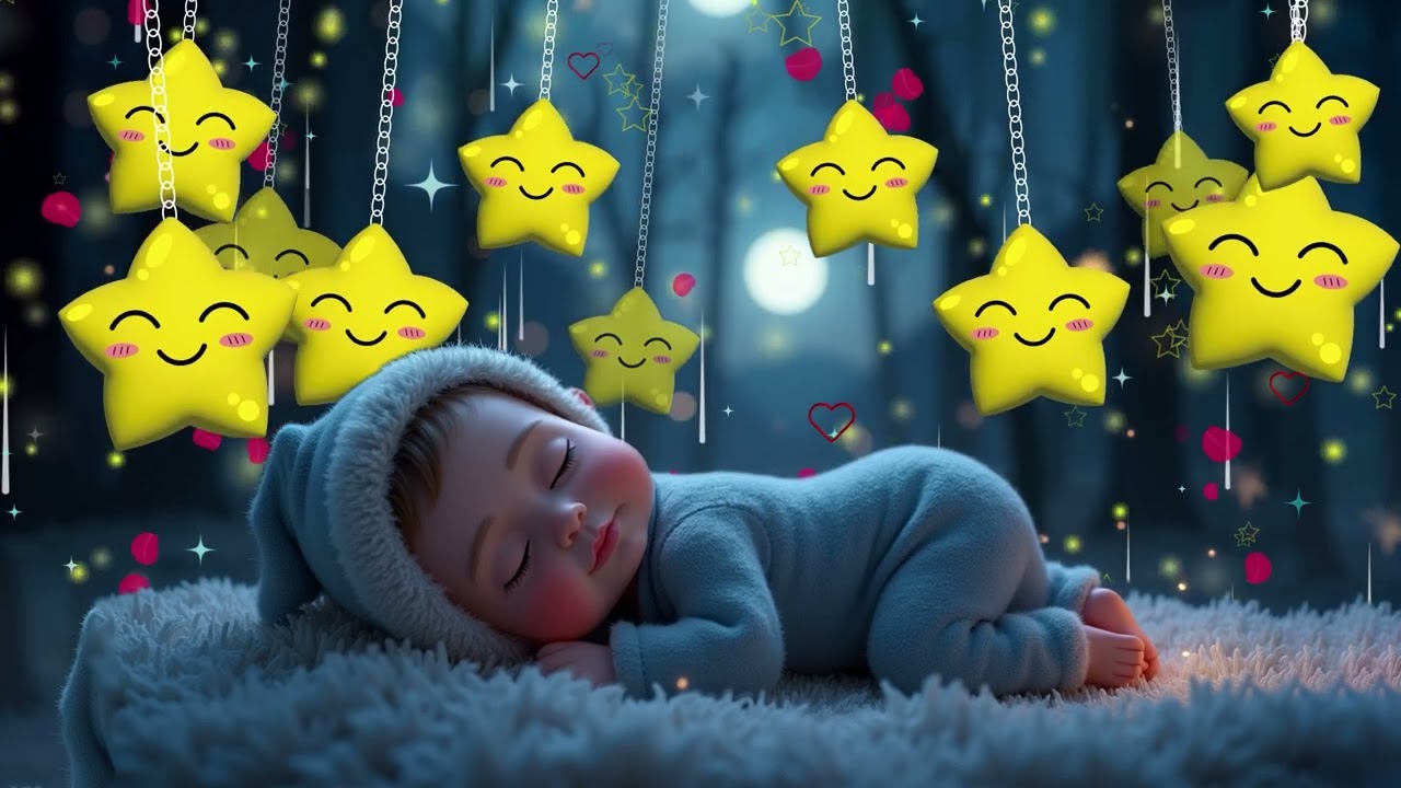 Sleep Instantly Within 3 Minutes 💤 Baby Sleep Music  Mozart & Brahms Lullaby