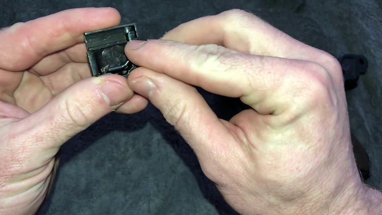 P08 Luger trigger reset problem and solution.