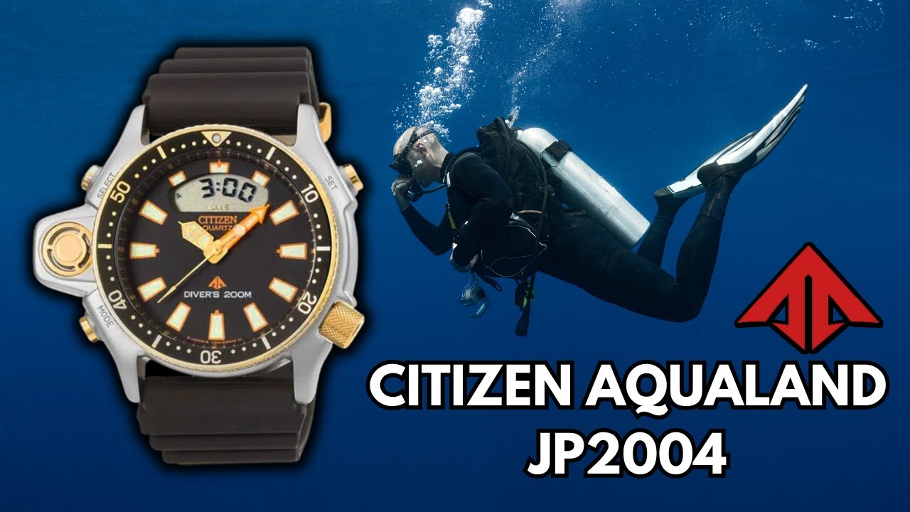 Explorando o Relógio Citizen Promaster Aqualand JP2004 - O Aliado Subaquático Perfeito!
