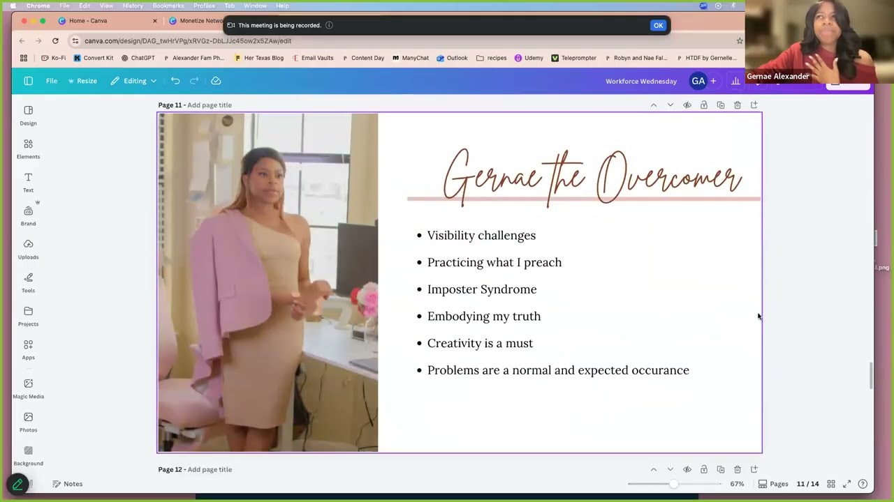 Workforce Wednesday: Gernae Alexander, MBA