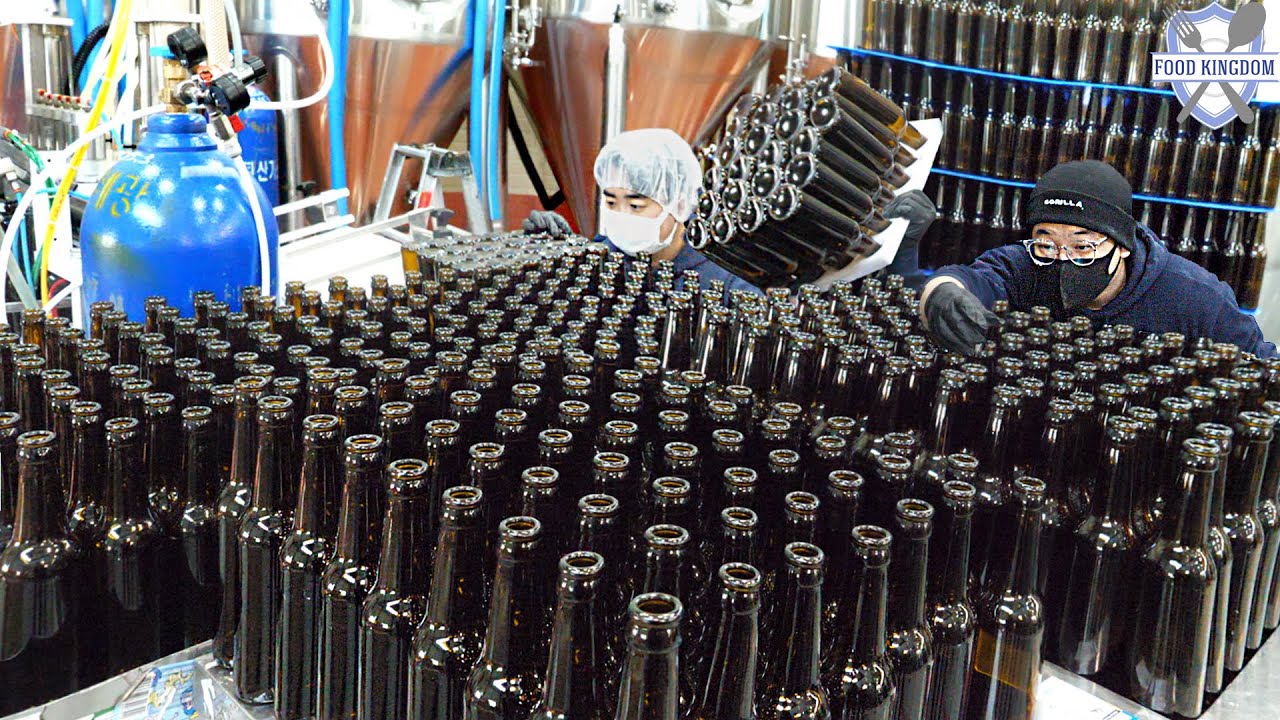 Удивительный! Завод массового производства корейского крафтового пива