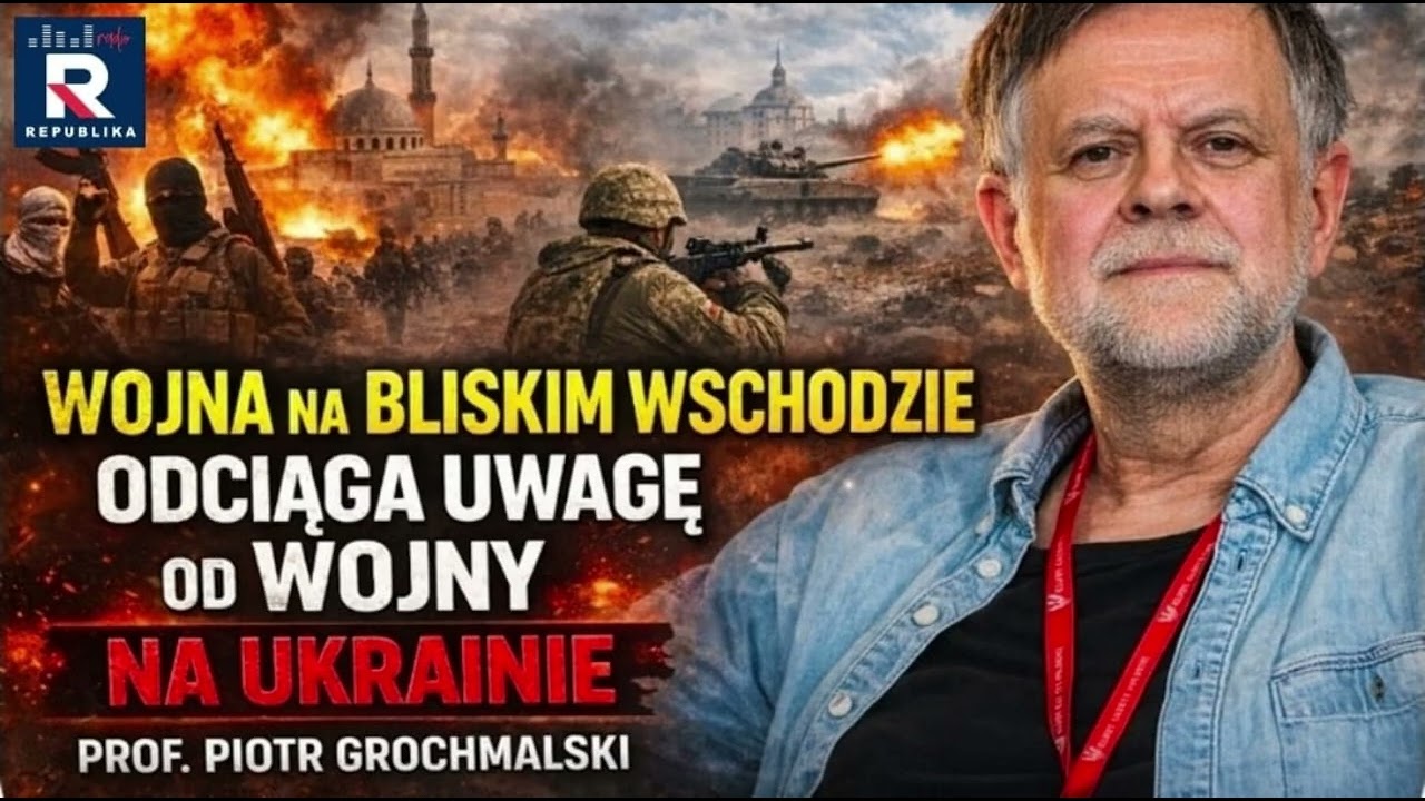 Wojna na bliskim wschodzie odciąga uwagę od wojny na Ukrainie | Prof. Piotr Grochmalski