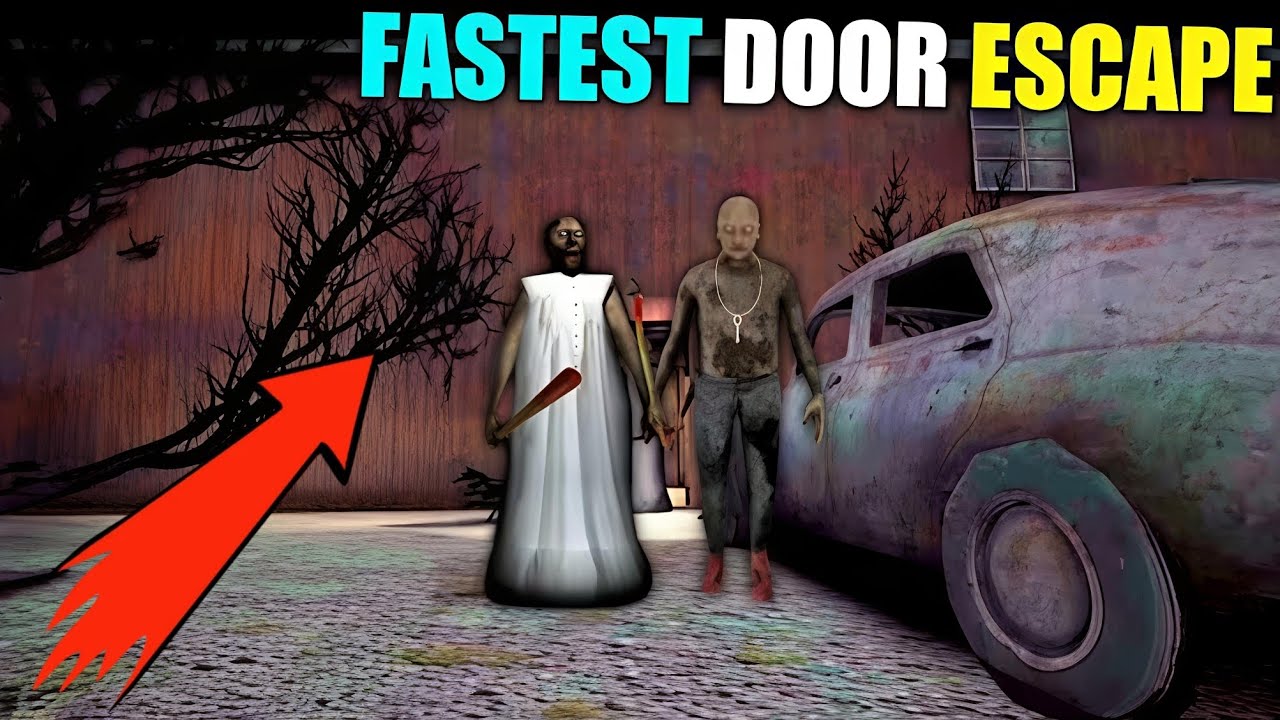 FASTEST DOOR ESCAPE 😱 in Granny Chapter 2! 🔥