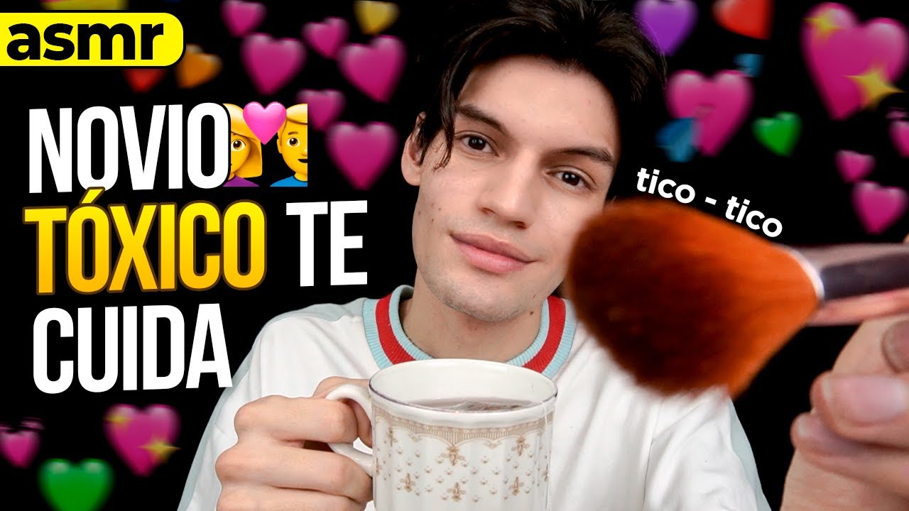 ASMR NOVIO TÓXICO te cuida *asmr roleplay - asmr español