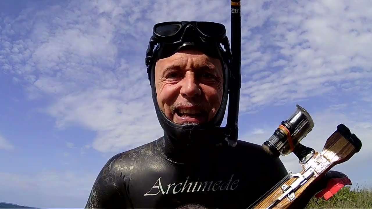 Pescasub 5kg in 2 tiri..avventure in sardegna#spearfishing a pesca nel gelo