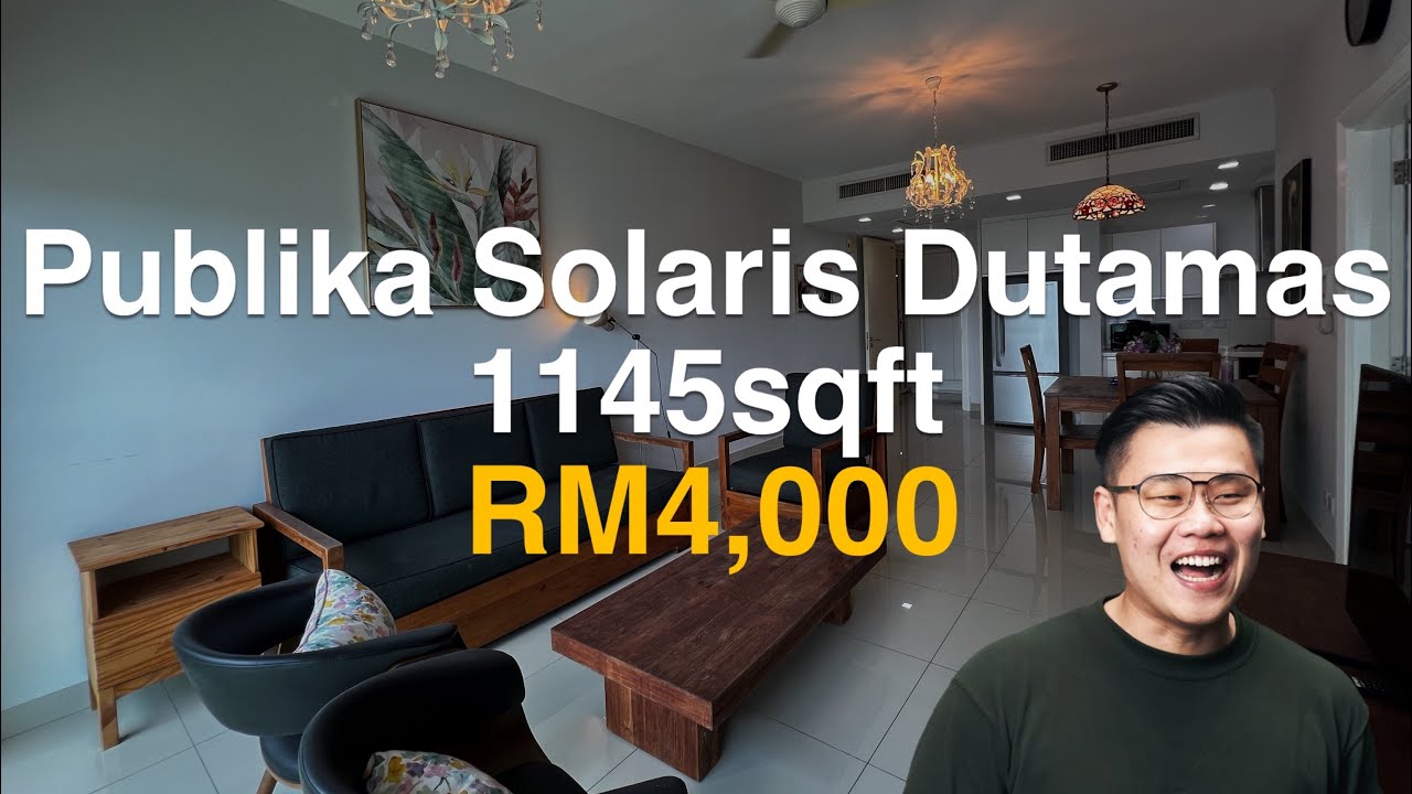 [Solaris Dutamas] Dual key unit right on top Publika | 1145sqft | 2 bedroom | 1 car park | For Rent