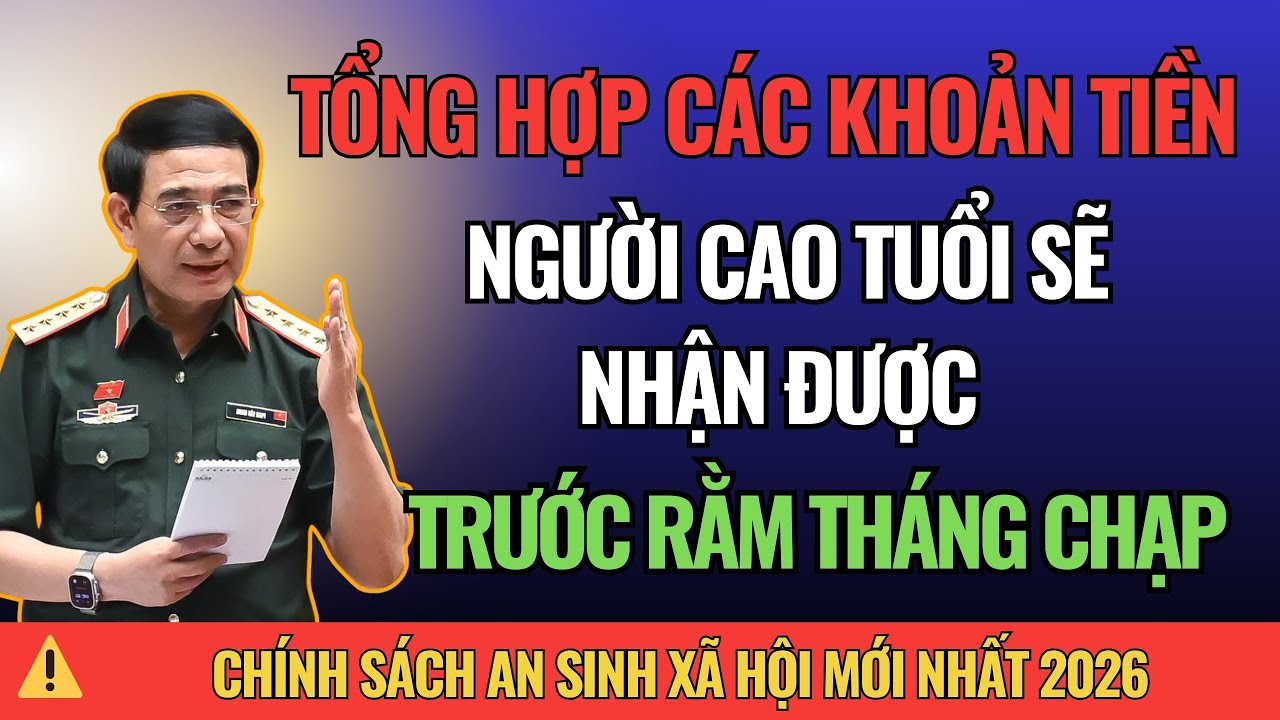 Tiền Người Cao Tuổi Sẽ Vào Túi Trước Rằm Tháng Chạp - Cách Nhận Đơn Giản! I Thời Sự Nhanh 247