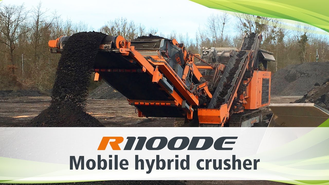 Rockster R1100DE Hybrid Impact Crusher / Hybrider Prallbrecher
