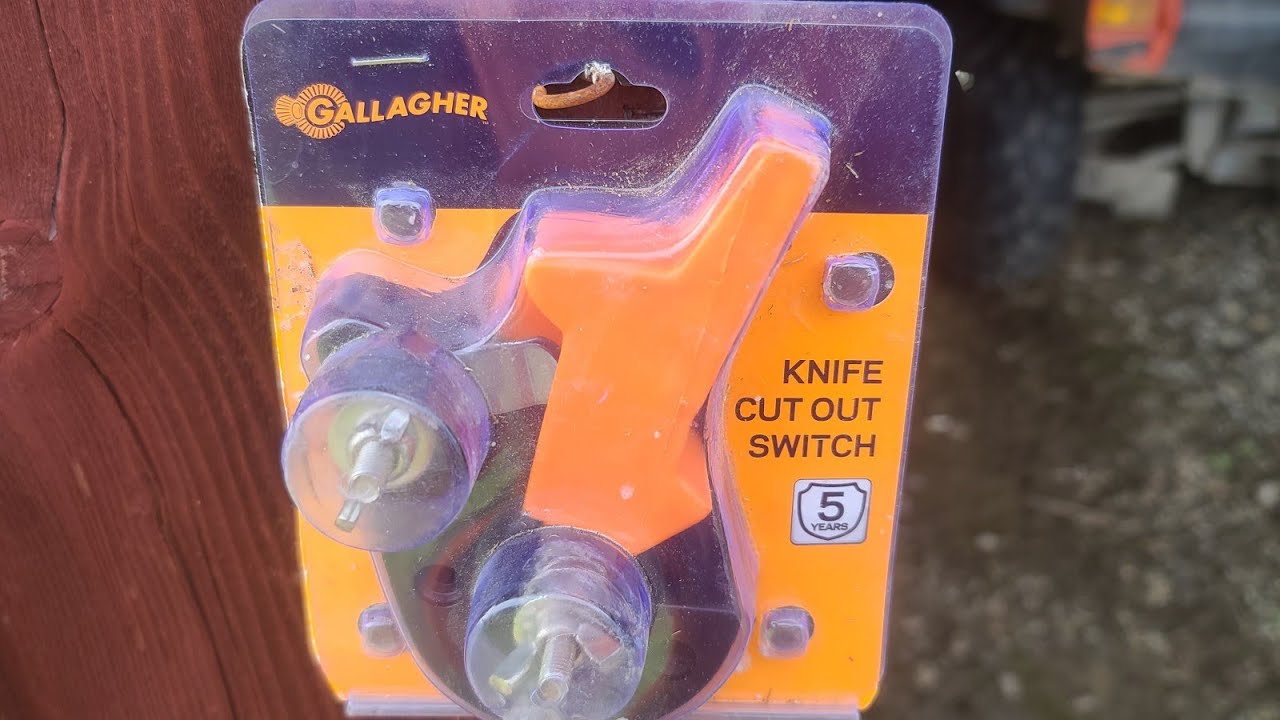 Installing the GALLAGHER cut out switches on our pasture fence
