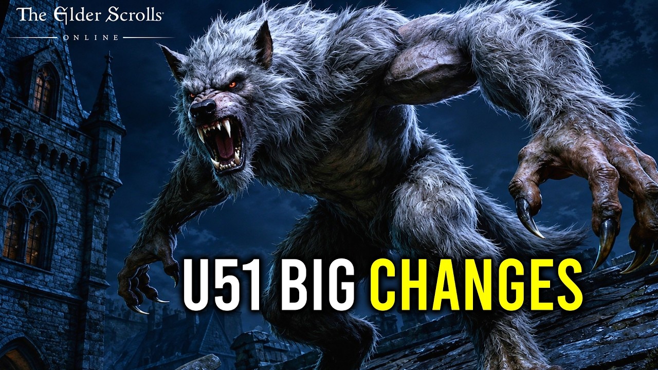 ESO Update 51 PTS: Massive Werewolf Changes