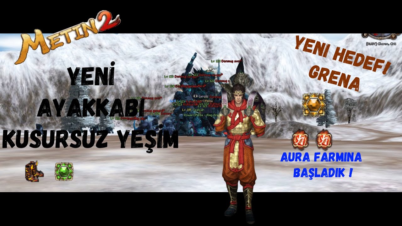 Aura Farmına Başladık Kusursuz Yeşimimizi Taktık. Yeni Hedef GRENA. Gelişmeye devam ediyoruz#metin2
