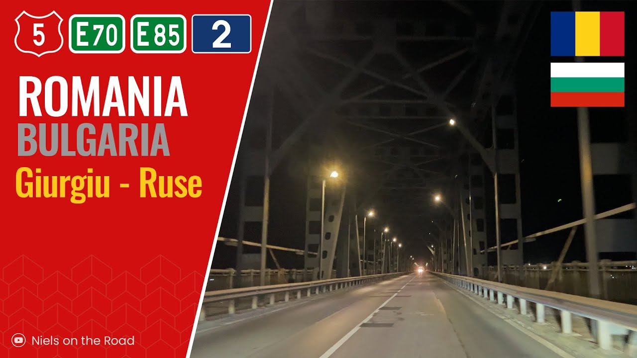 Driving in Romania and Bulgaria: DN5D, DN5 E85 E70 & I-2 from Giurgiu to Ruse