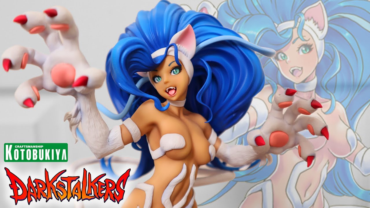 Felicia Darkstalkers Bishoujo Statue Unboxing - Kotobukiya