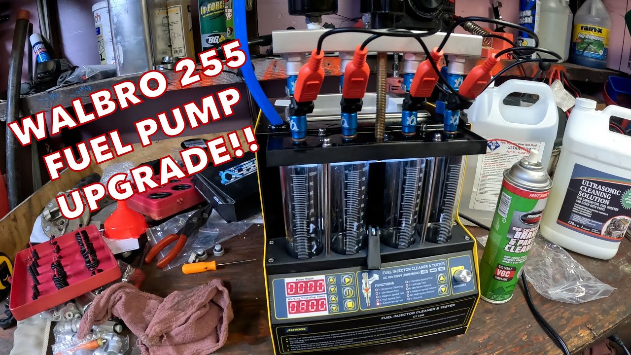 USING AN AUTOOL CT160 FUEL INJECTOR TESTER AND CLEANER ON MY 1300CC ALPHA INJECTORS