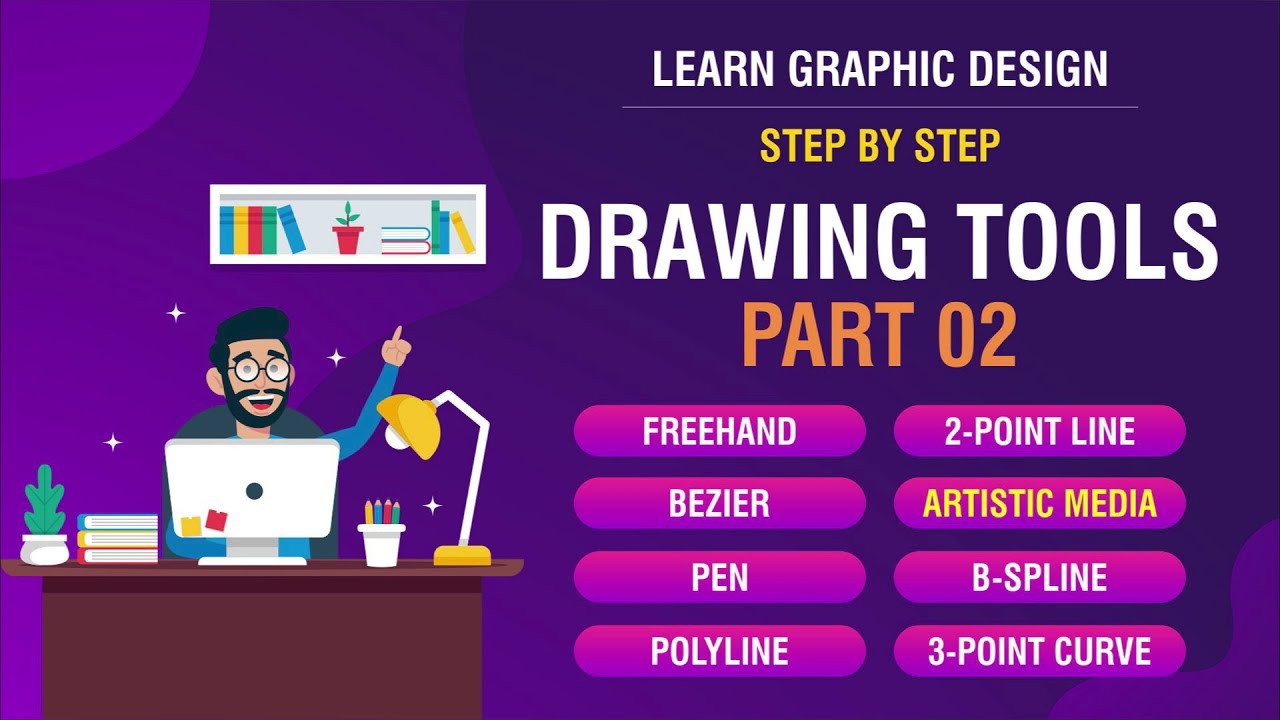 CorelDraw Artistic Media Tool Part 02 | Graphix Edumentor | Machlohar Tech