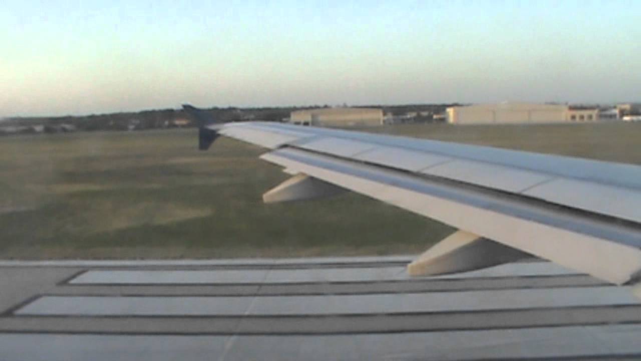 Delta Airlines A319 Takeoff at San Antonio International Airport