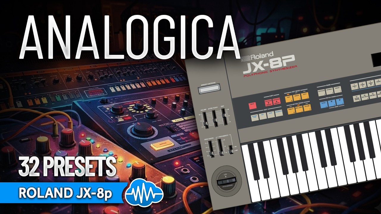 ROLAND JX8P ♫ 32 Custom Sounds ► ANALOGICA Soundset