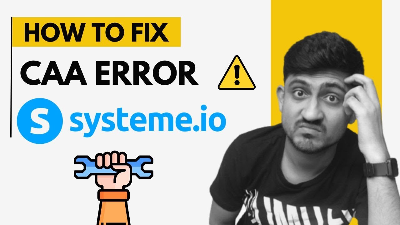 How To Resolve CAA Error In Custom Domain Systeme Io