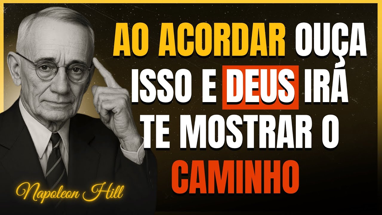 Acorde e Converse Com Deus Para Ele te Mostrar O Caminho Certo | Napoleon Hill